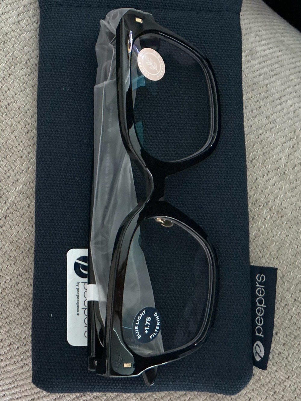 NWT Peepers Reading Glasses - Piper - Coffee 1.75 Blue Light - Picture 2 of 5